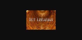 Hot Librarian Font Poster 1