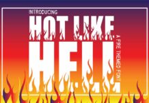 Hot Like Hell Font Poster 1