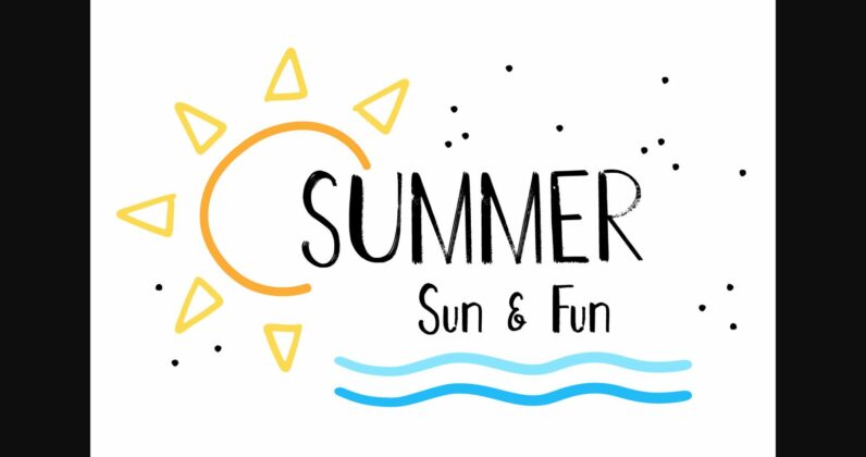 Hot Summer Font Poster 4