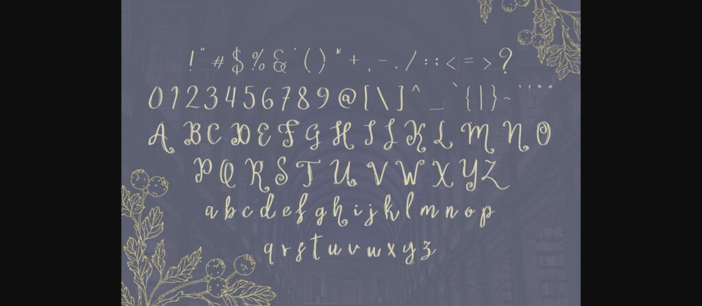 Hounted Bookshop Font Poster 4