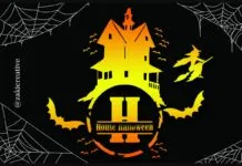 House Halloween Monogram Font House Halloween Monogram Font Poster 1