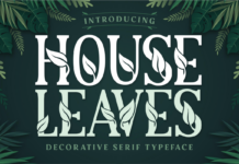 House Leaves Font Poster 1