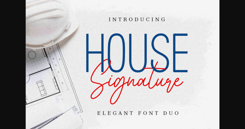 House Signature Font Poster 1