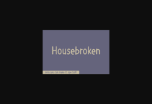 Housebroken Font Poster 1