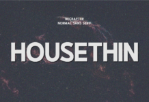 Housethin Font Poster 1