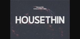 Housethin Font Poster 1