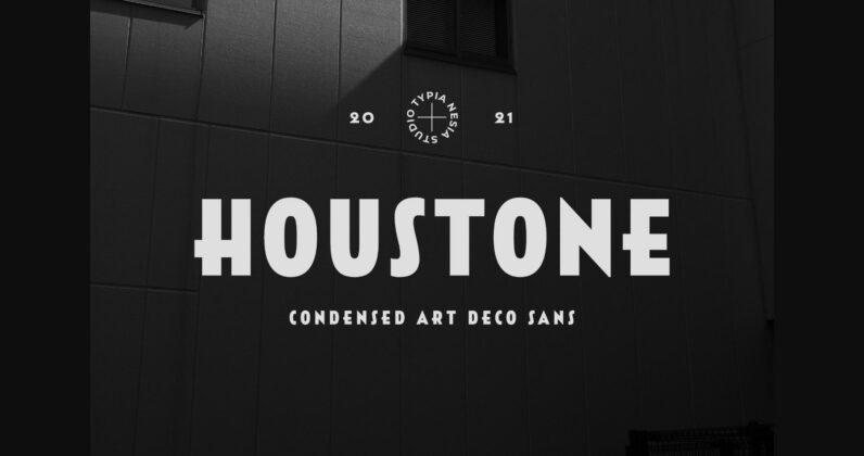 Houstone Font Poster 3