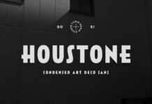 Houstone Font Poster 1