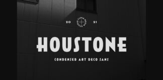Houstone Font Poster 1