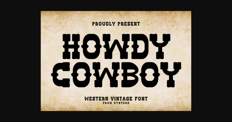 Howdy Cowboy Poster 3
