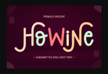 Howine Font Poster 1