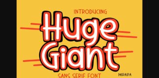 Huge Giant Font Poster 1