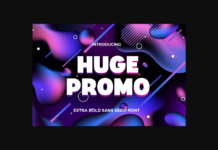 Huge Promo Font Huge Promo Font Poster 1