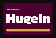 Hugein Font Poster 1