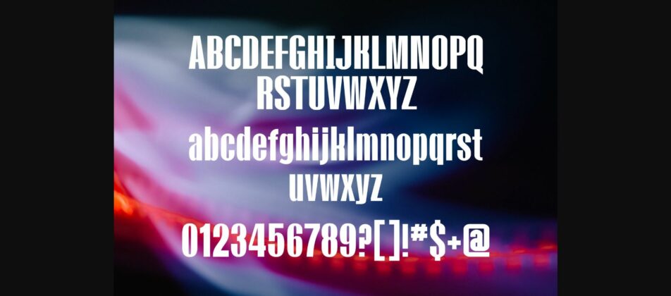 Hugest Font Poster 9