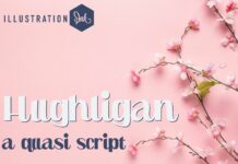 Hughligan Font Poster 1