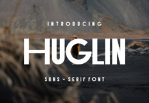 Huglin Font Poster 1