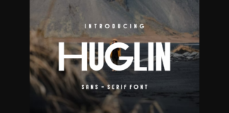 Huglin Font Poster 1