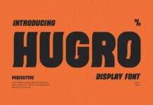 Hugro Font Poster 1