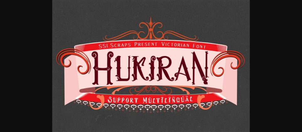 Hukiran Font Poster 3