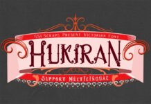 Hukiran Font Poster 1