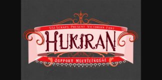 Hukiran Font Poster 1