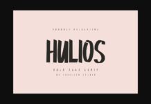 Hulios Font Poster 1