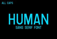 Human Font Poster 1