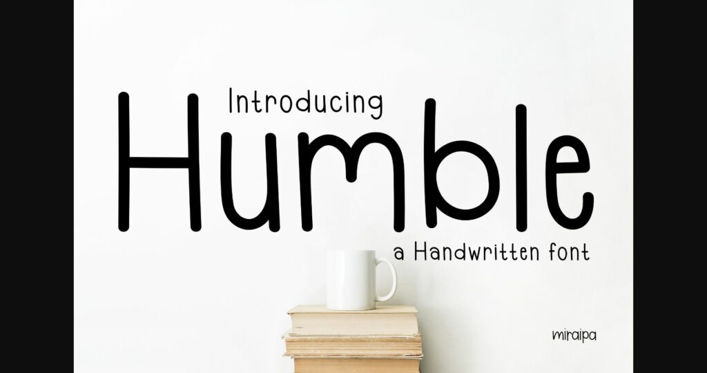 Humble Font Poster 3