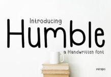 Humble Font Poster 1