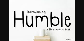 Humble Font Poster 1