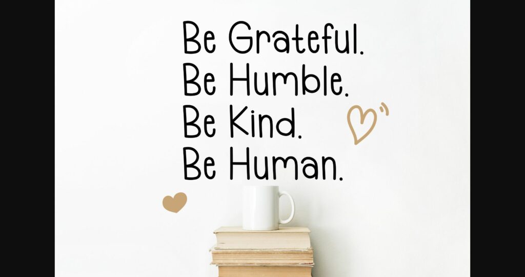 Humble Font Poster 4