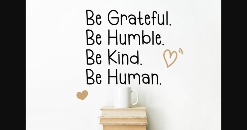 Humble Font Poster 4
