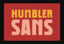 Humbler Sans Font Poster 1