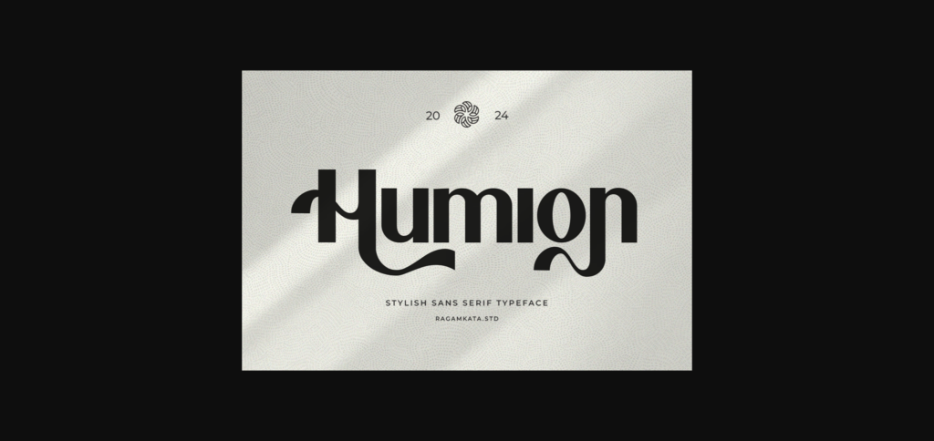 Humion Font Poster 3