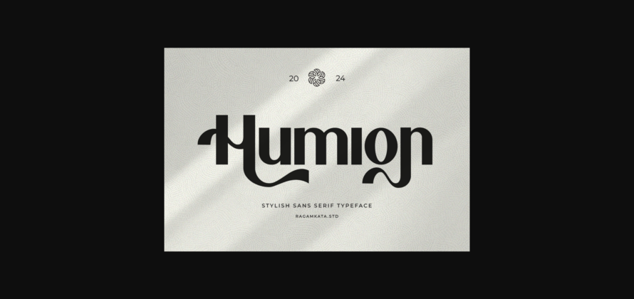 Humion Font Poster 3