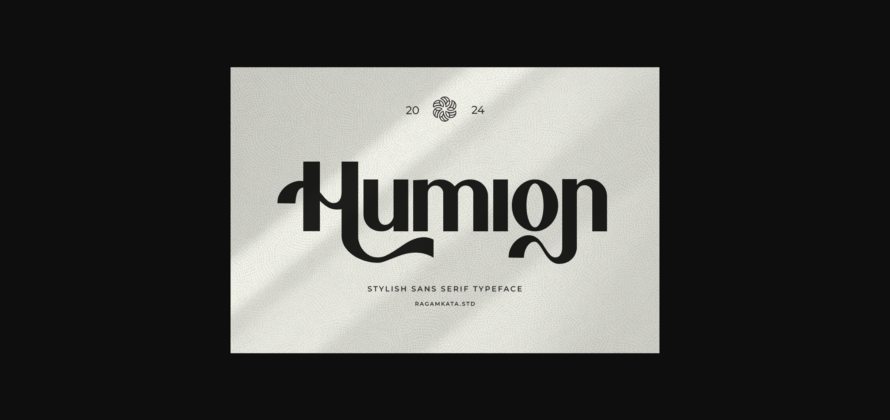 Humion Font Poster 1