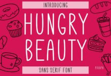 Hungry Beauty Font Poster 1