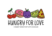 Hungry for Love Font Poster 1