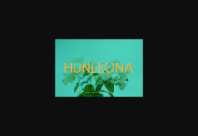 Hunleona Font Poster 1
