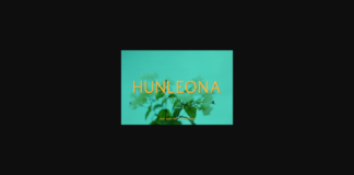 Hunleona Font Poster 1