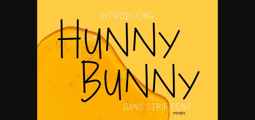 Hunny Bunny Font Poster 3
