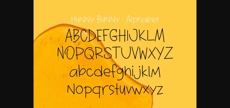 Hunny Bunny Font Poster 6