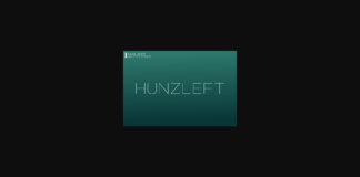 Hunzleft Font Poster 1