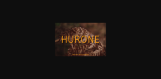Hurone Font Poster 1
