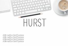 Hurst Family Font Poster 1