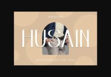 Husain Font Poster 1