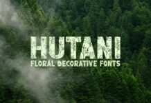 Hutani Font Poster 1