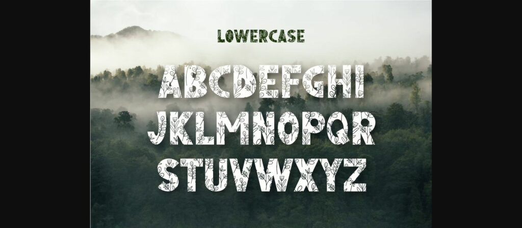 Hutani Font Poster 7