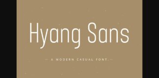 Hyang Font Poster 1